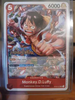 Monkey D Luffy One Piece Treasure Cruise Promo English ST01-012 NM - Image 1