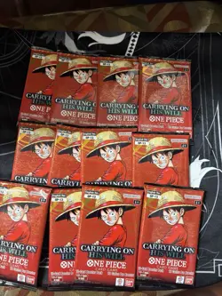 One Piece OP-13 SEALED Carrying on His Will Booster Packs ENGLISH Lot Of 12 - Image 1