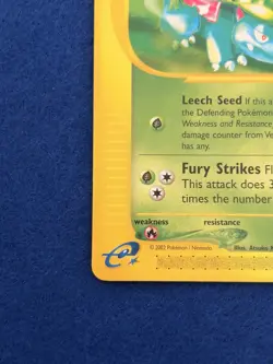 Pokemon Card - Venusaur Expedition 67/165 Rare Non-Holo - Image 5