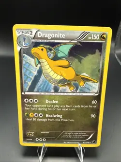 Pokemon TCG Dragonite Cosmos Holo Rare Card 83/116 Plasma Freeze - Image 1