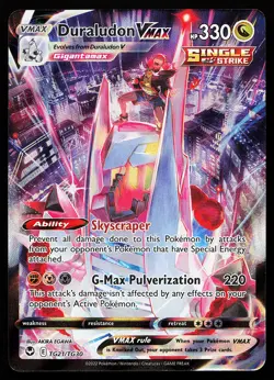 Duraludon VMAX TG21/TG30 Ultra Rare Silver Tempest Pokemon Card - Image 1