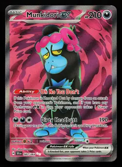 Munkidori ex 083/064 Ultra Rare Shrouded Fable Pokemon Card - Image 1