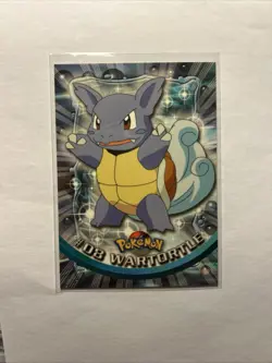 1999 Topps Pokemon TV Wartortle #08 Blue Logo Vintage Card NEAR MINT TV Series 1 - Image 1
