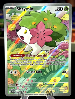 Shaymin 185/182 - Illustration Rare (SV10: Destined Rivals) NM Pokemon TCG Cards - Image 1