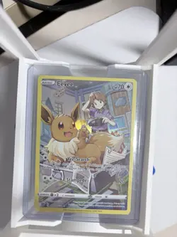 Pokemon Eevee Ultra Rare TG11/TG30 Swsh09 Brilliant Stars Holo 70 HP Card - Image 1