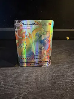 Pokemon TCG Charizard VMAX Champions Path Holo Card 074/073 Secret Rare - Image 1