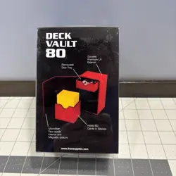 BCW Deck Vault 80 Card Collectors Protective Storage Box w Dice Tray Green NEW - Image 3