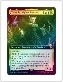 Y'shtola, Night's Blessed, Extended Art Foil 0191 Final Fantasy, Magic MTG NM - Image 1