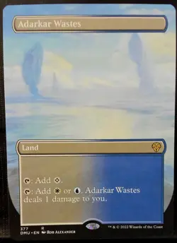 Adarkar Wastes Borderless 377 NM Dominaria United Regular - Image 1