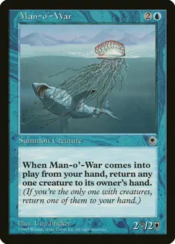 1x Man-o'-War - LP - Portal - SPARROW MAGIC mtg - Image 1