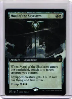 MTG FOIL Maul of the Skyclaves Extended Art - Zendikar Rising #320 - Image 1