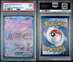 Mew EX 053 PSA 9 Mint Pokemon 151 Ultra Premium Collection SVP en Promo - Image 3
