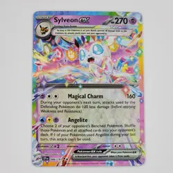 Pokemon Sylveon EX 086/191 Surging Sparks Holo Double Rare Raw Card NM+ Eevee - Image 1