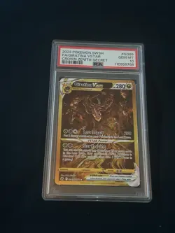 2023 POKEMON SWORD & SHIELD CROWN ZENITH SECRET FULL ART/GIRATINA VSTAR PSA 10 - Image 1