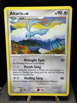 Pokemon TCG Platinum Altaria 18/127 Non Holo Rare LP - Image 1