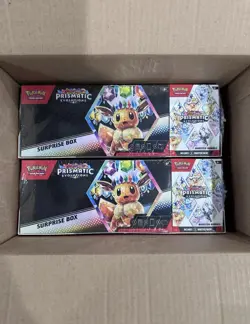 Sam’s Club Pokemon Prismatic Evolutions Surprise Box & Booster Bundle Lot Of 2 - Image 1