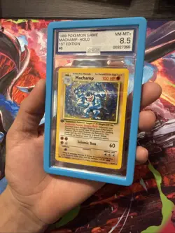 Pokemon TCG Machamp Holo Rare 1st Edition Base Set - Image 4