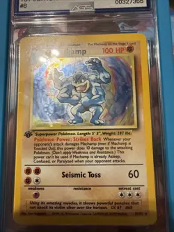 Pokemon TCG Machamp Holo Rare 1st Edition Base Set - Image 5