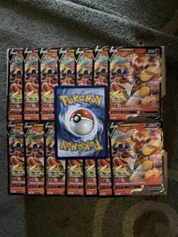 Lot of 15 - Pokemon - Jumbo Infernape V Sword & Shield - SWSH252 Near Mint 15x - Image 2