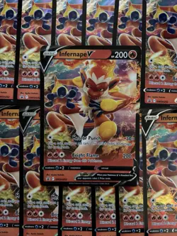 Lot of 15 - Pokemon - Jumbo Infernape V Sword & Shield - SWSH252 Near Mint 15x - Image 3