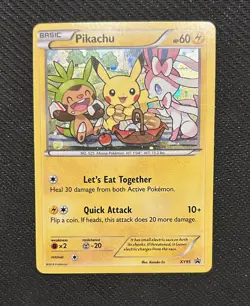 Pokemon TCG Pikachu XY95 Promo Sylveon Chespin NM - Image 1