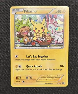Pokemon TCG Pikachu XY95 Promo Sylveon Chespin NM - Image 3