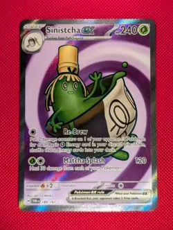 Sinistcha ex 189/167 Sv06: Twilight Masquerade Holo Pokemon TCG (NM) - Image 1