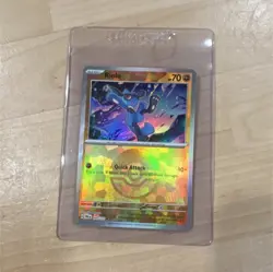 Pokemon Riolu Master Ball Pattern 050/131 Prismatic Evolutions Basic Common Holo - Image 1