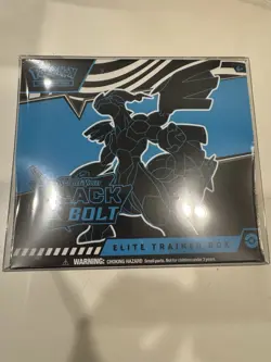 Pokemon TCG Black Bolt Elite Trainer Box Etb Factory Sealed NEW With Case - Image 1