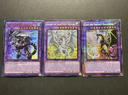 Albion The Sanctifire Dragon + Borreload Furious Dragon + Dragonlord | YuGiOh! - Image 1