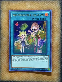 Yugioh Witchcrafter Creation DUOV-EN096 Ultra Rare 1st Ed NM - Image 1