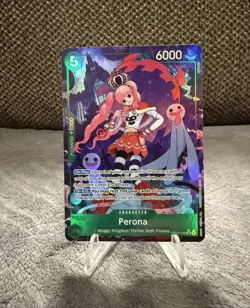 One Piece OP14-033 Perona SR Alt Art OP14 The Azure Sea's Seven English NM - Image 1