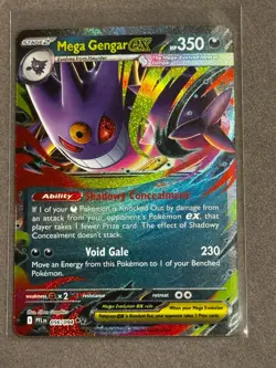 Mega Gengar EX 056/094 Ultra Rare Holo Pokemon Card NM - Image 1