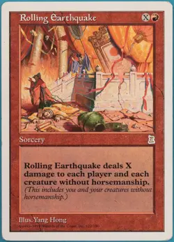 Rolling Earthquake Portal Three Kingdoms HEAVILY PLD Rare CARD (305900) ABUGames - Image 1