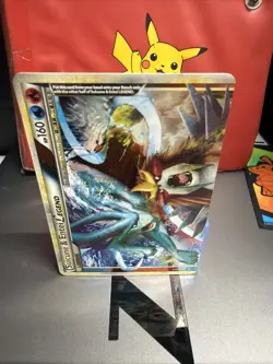 Pokemon TCG Unleashed Suicune and Entei Legend Top 94/95 Holo Card Lp+ - Image 1