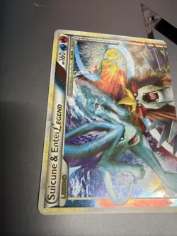 Pokemon TCG Unleashed Suicune and Entei Legend Top 94/95 Holo Card Lp+ - Image 4