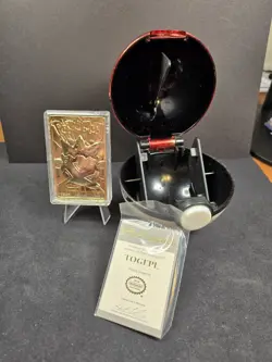1999 Burger King Pokemon Togepi 23k Gold Plated Card w Poke Ball & COA Sealed - Image 1