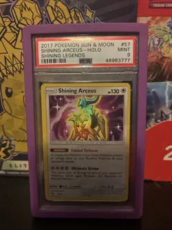 Pokemon TCG Shining Arceus Holo Rare Card 57/73 Shining Legends Series - Image 1