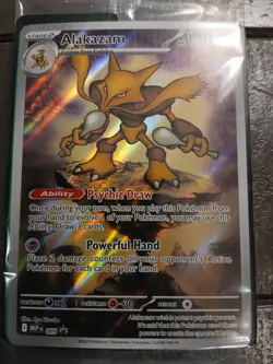 Alakazam Mega Evolution Sealed Promo Holo #009 2025 Pokemon Card - Image 1