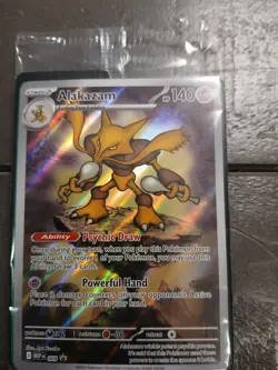 Alakazam Mega Evolution Sealed Promo Holo #009 2025 Pokemon Card - Image 3