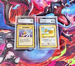 2x - 1999 POKEMON BASE SET CARDS LOT - Scoop Up 78 & Duduo 48 - CGC 10 & 9.5 PSA - Image 1