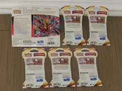 Pokemon TCG CARD Sword & Shield Lost Origin 8 Pack Blister Weavile Promo SEAL! - Image 3