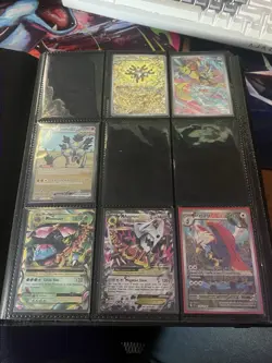 Pokemon Card Collection Binder Multiple Rare Cards VG-M Condition - Image 2