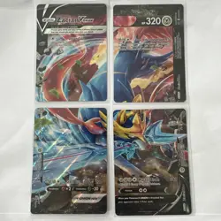 Zacian V-Union SWSH163-166 Promo Holo 4 Card Bundle Near Mint Black Star Promo - Image 1