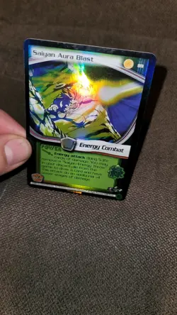 Dragon Ball Z SAIYAN AURA BLAST #89. HOLO FOIL. LIMITED EDITION CARD - Image 2