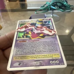 Pokemon TCG Dusknoir LV.X Stormfront Holo Rare Card 96/100 NM Condition - Image 2