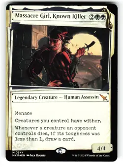 Massacre Girl, Known Killer #344 (Showcase) (NM) (Foil) (MKM) Magic MTG - Image 1