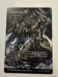 Astral Titan Showcase - NM - Final Fantasy Magic the Gathering FCA #48 - 2025 - Image 1