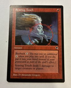 Searing Touch LP Tempest Magic the Gathering TMP #201 1997 - Image 1