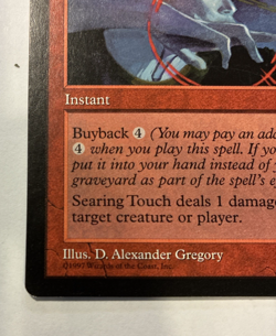 Searing Touch LP Tempest Magic the Gathering TMP #201 1997 - Image 2
